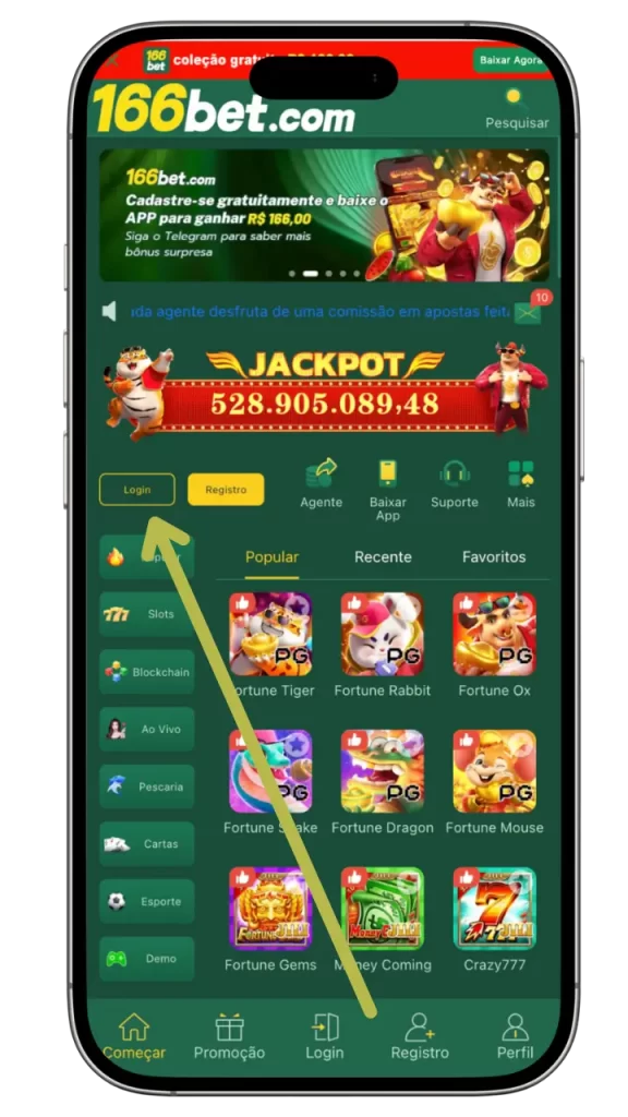 166bet Login